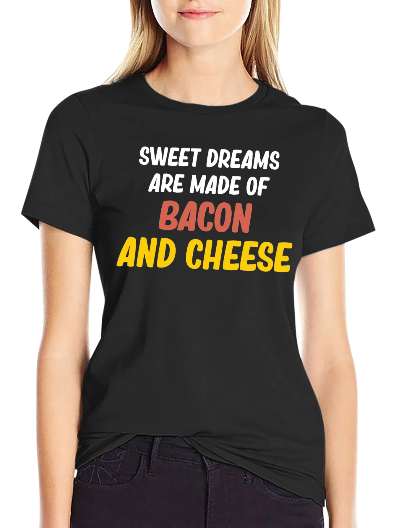 Sweet Dreams Bacon & Cheese Graphic Tee