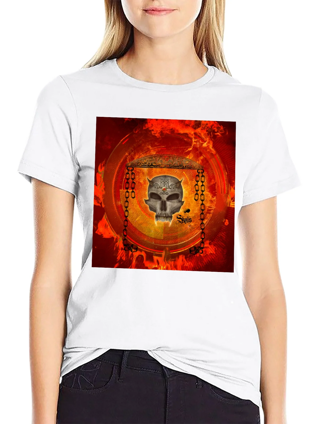 Skull Graphic T-Shirt - Edgy Design