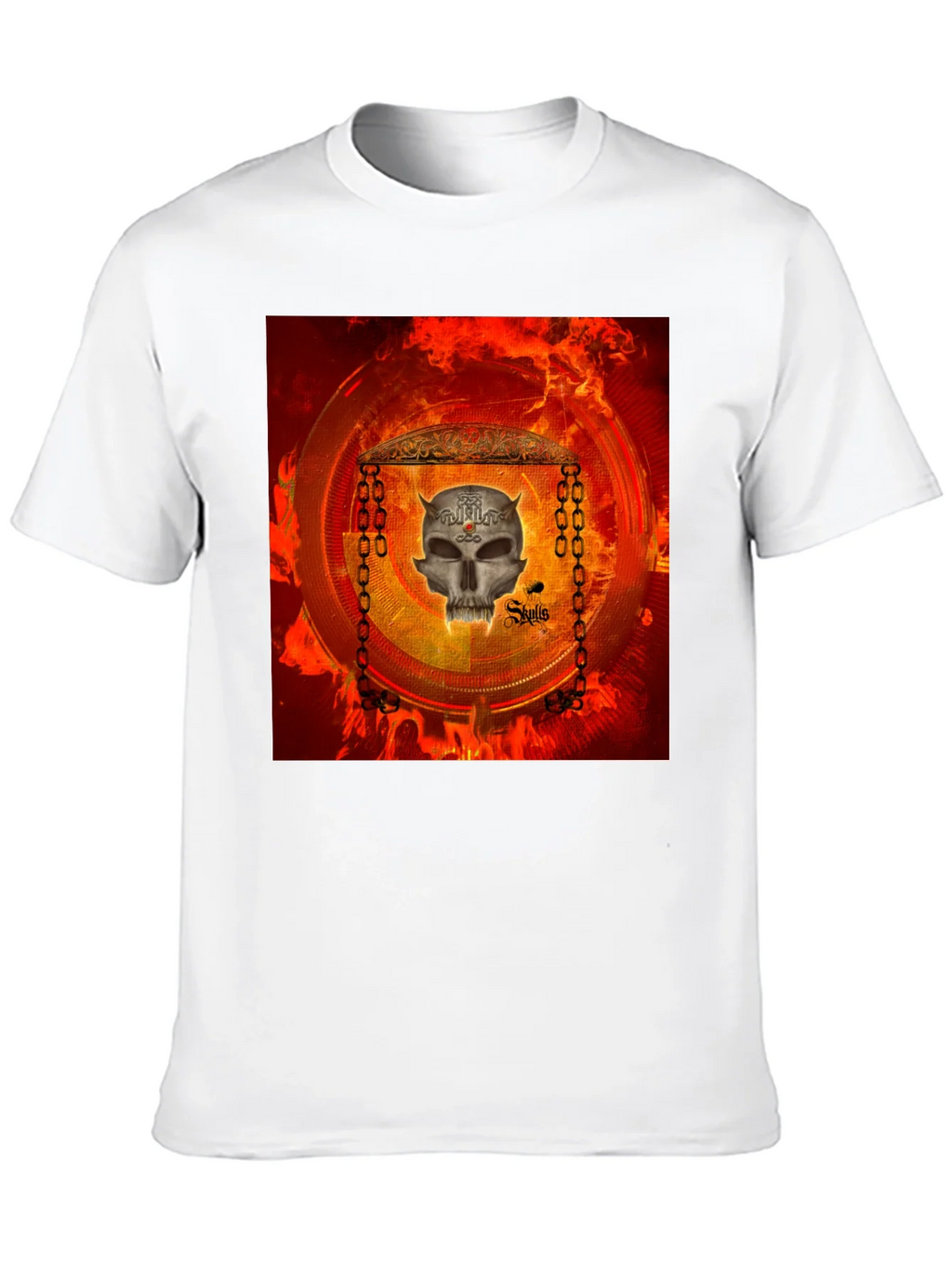 Skull Graphic T-Shirt - Edgy Design