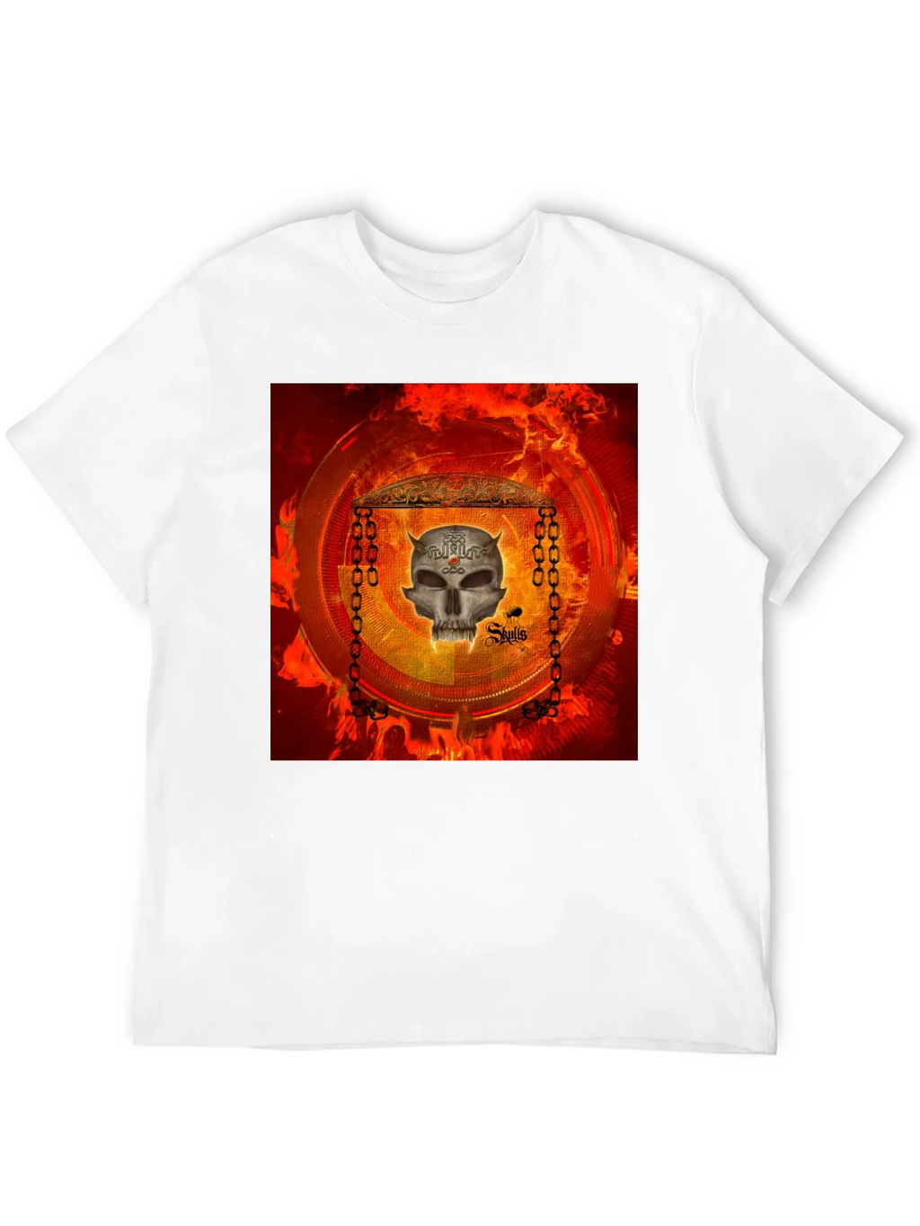 Skull Graphic T-Shirt - Edgy Design