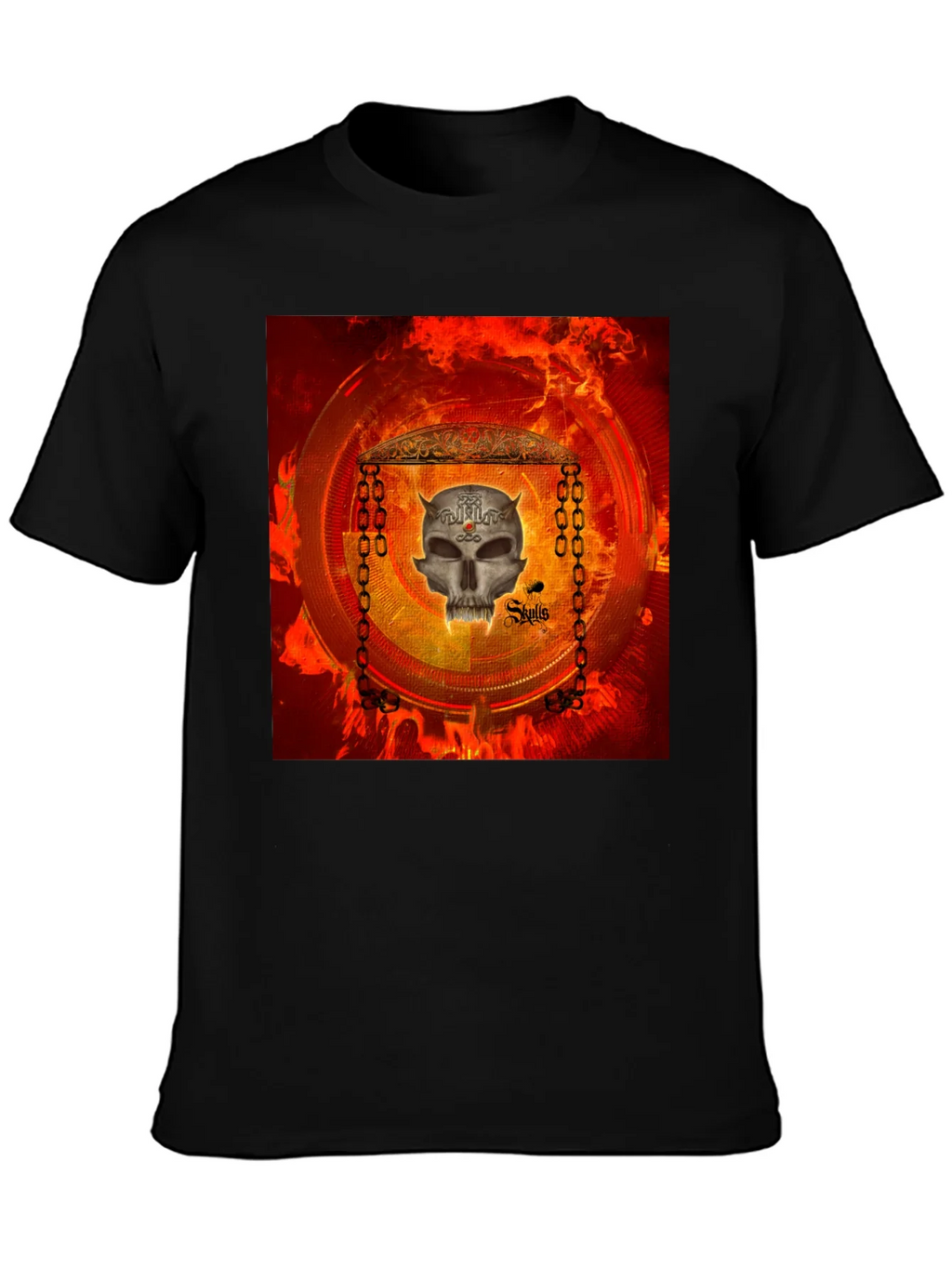 Skull Graphic T-Shirt - Edgy Design