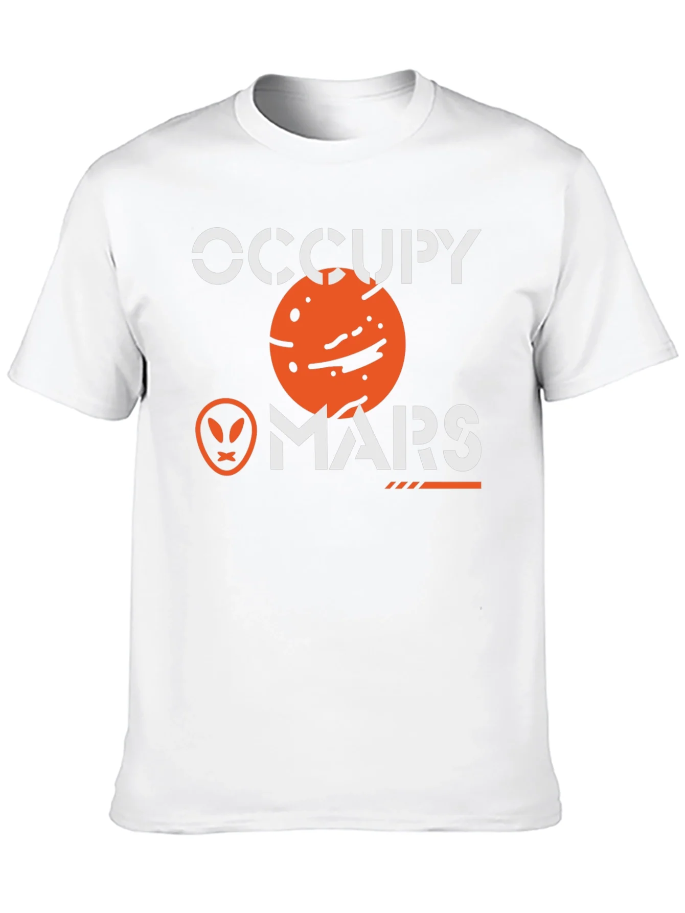 Occupy Mars Graphic T-Shirt - Space Exploration Tee
