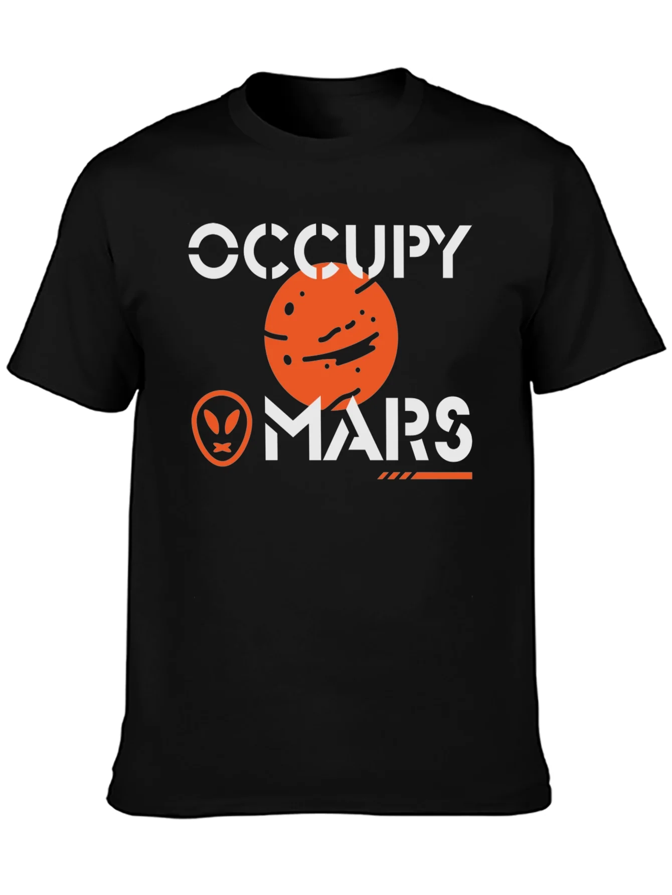 Occupy Mars Graphic T-Shirt - Space Exploration Tee