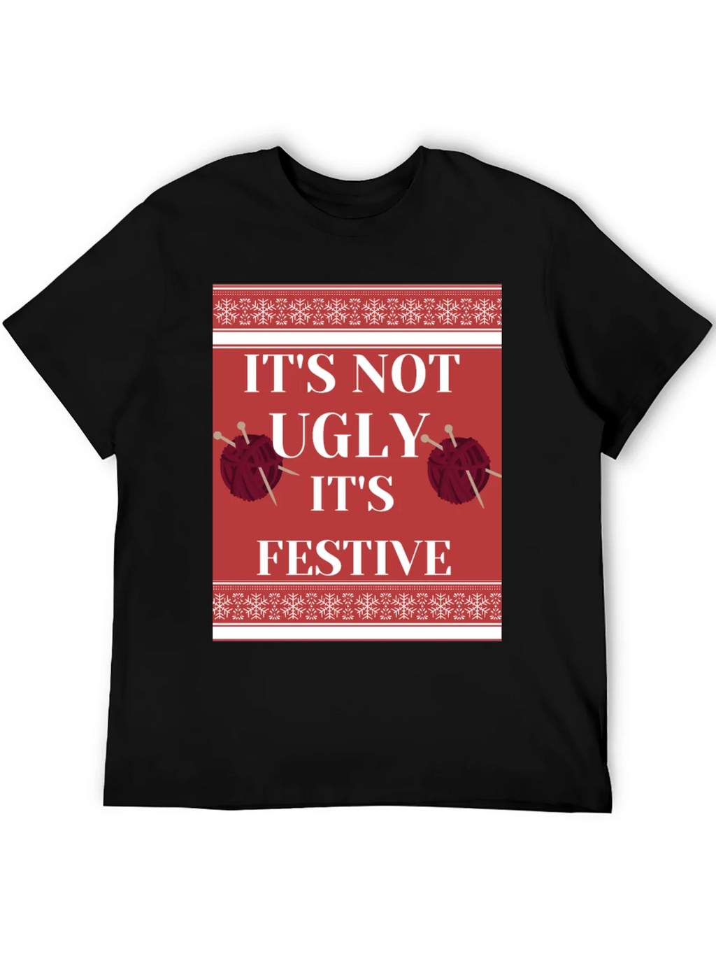 Festive Christmas Knit T-Shirt
