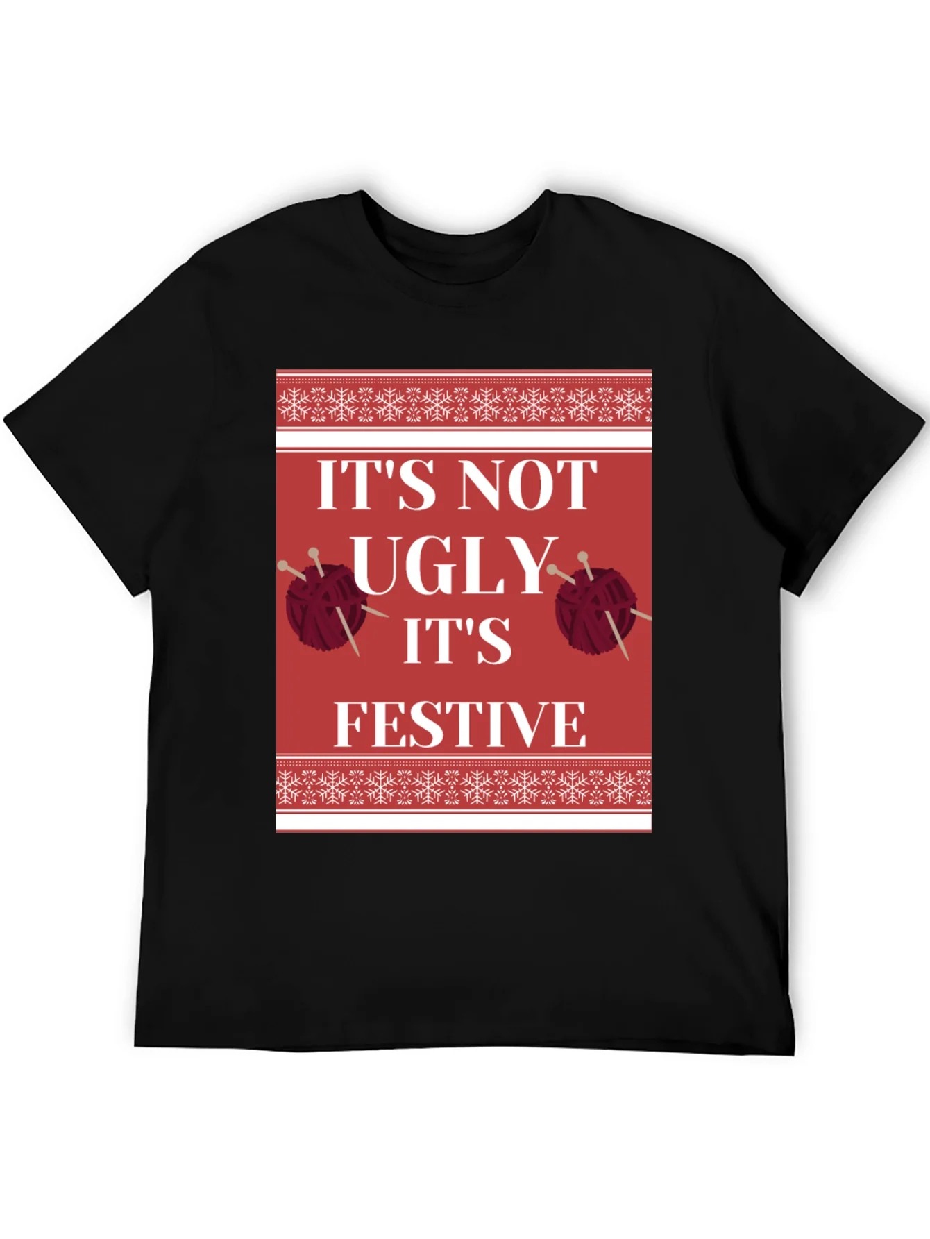 Festive Christmas Knit T-Shirt