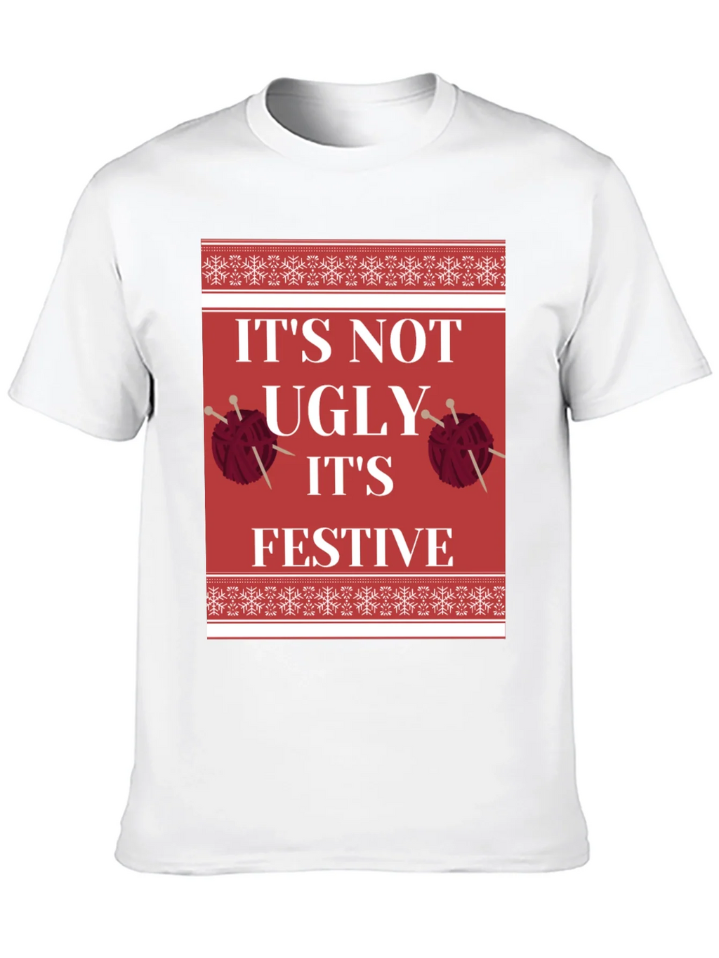 Festive Christmas Knit T-Shirt
