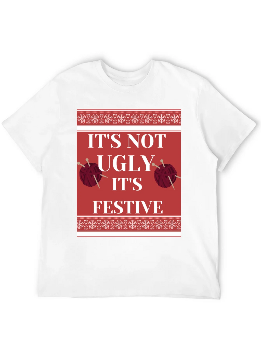 Festive Christmas Knit T-Shirt