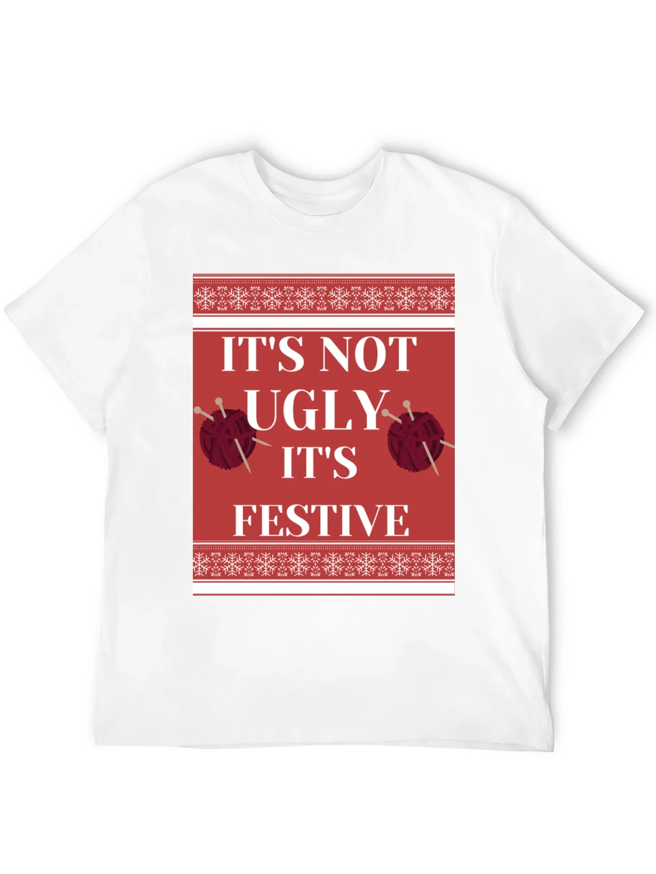 Festive Christmas Knit T-Shirt