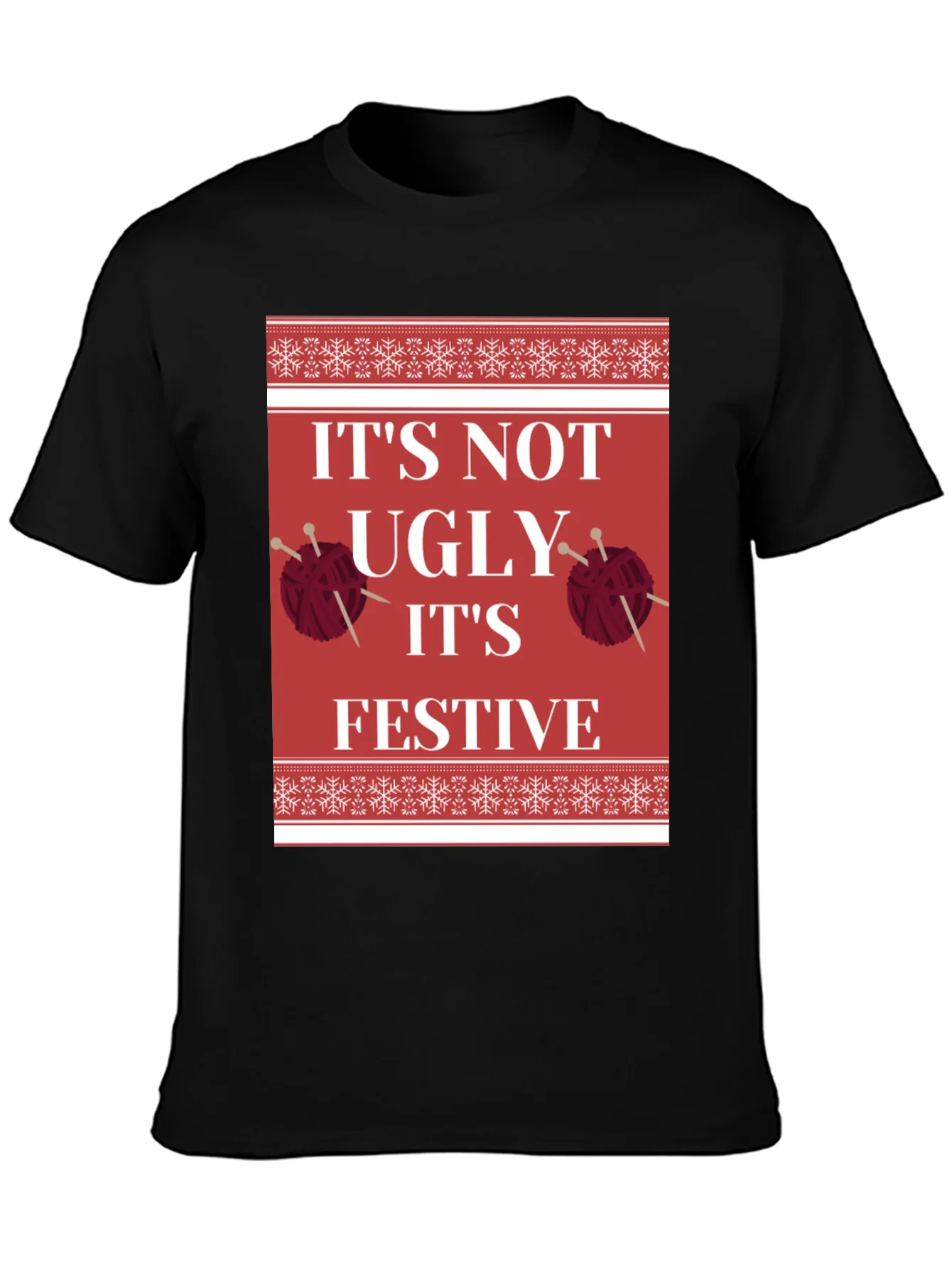 Festive Christmas Knit T-Shirt