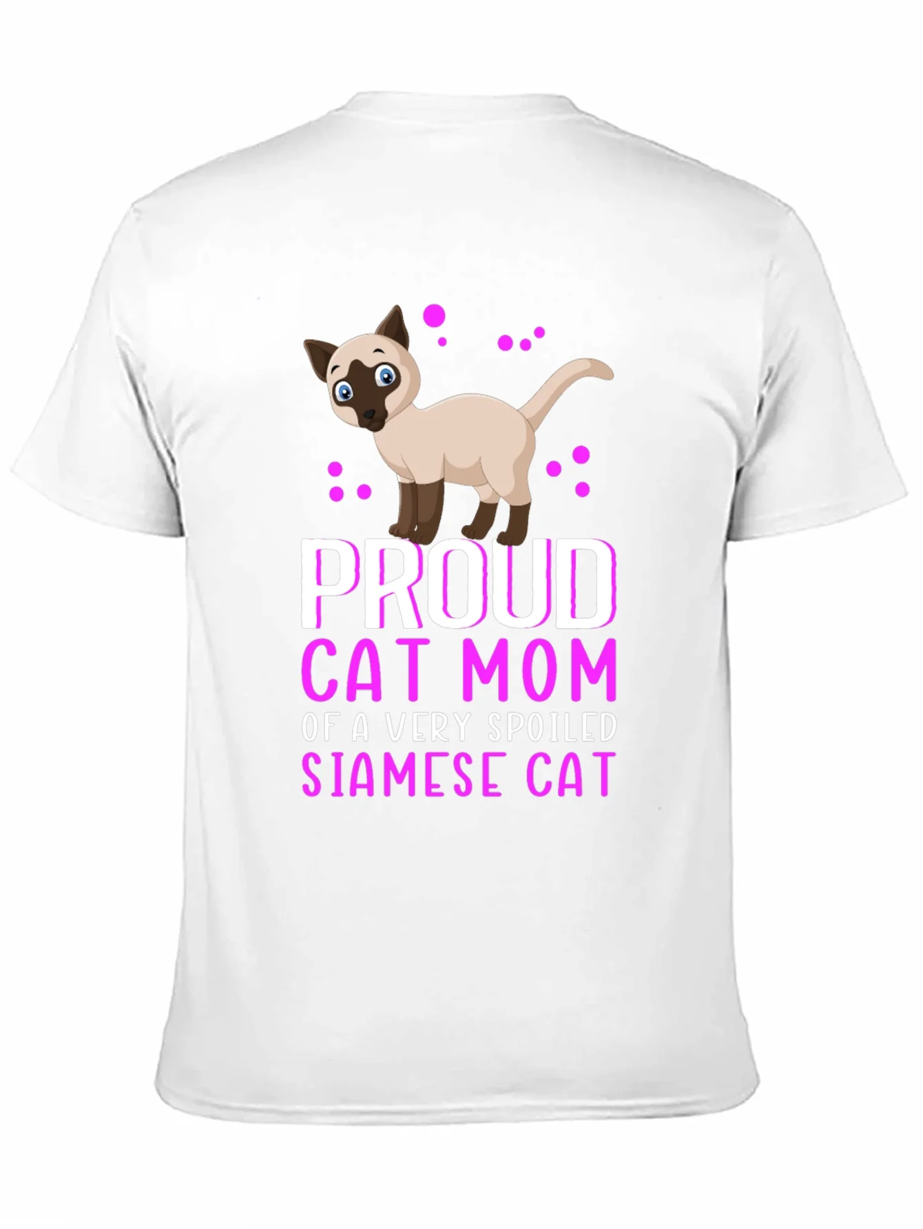 Proud Cat Mom Siamese Cat T-Shirt