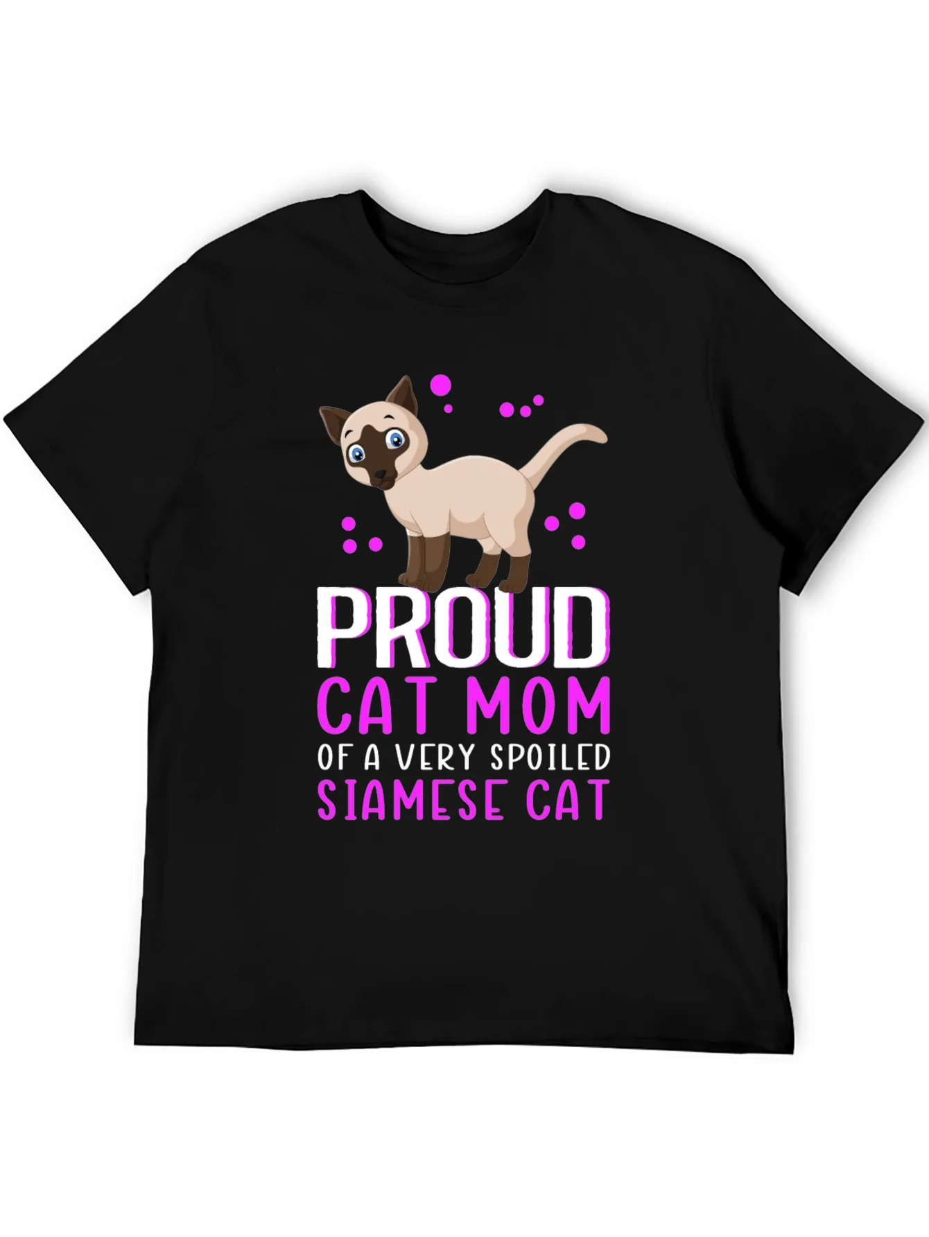 Proud Cat Mom Siamese Cat T-Shirt