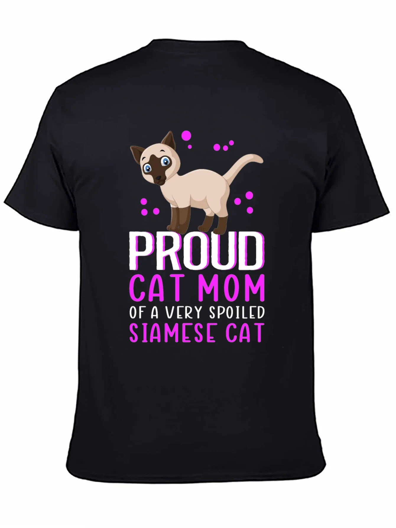 Proud Cat Mom Siamese Cat T-Shirt