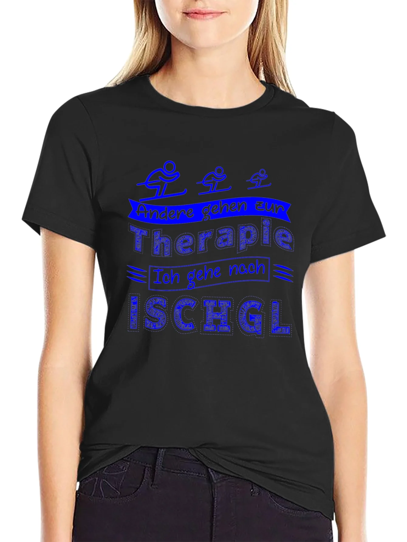 Skiing Therapy T-Shirt - Ischgl Ski Resort