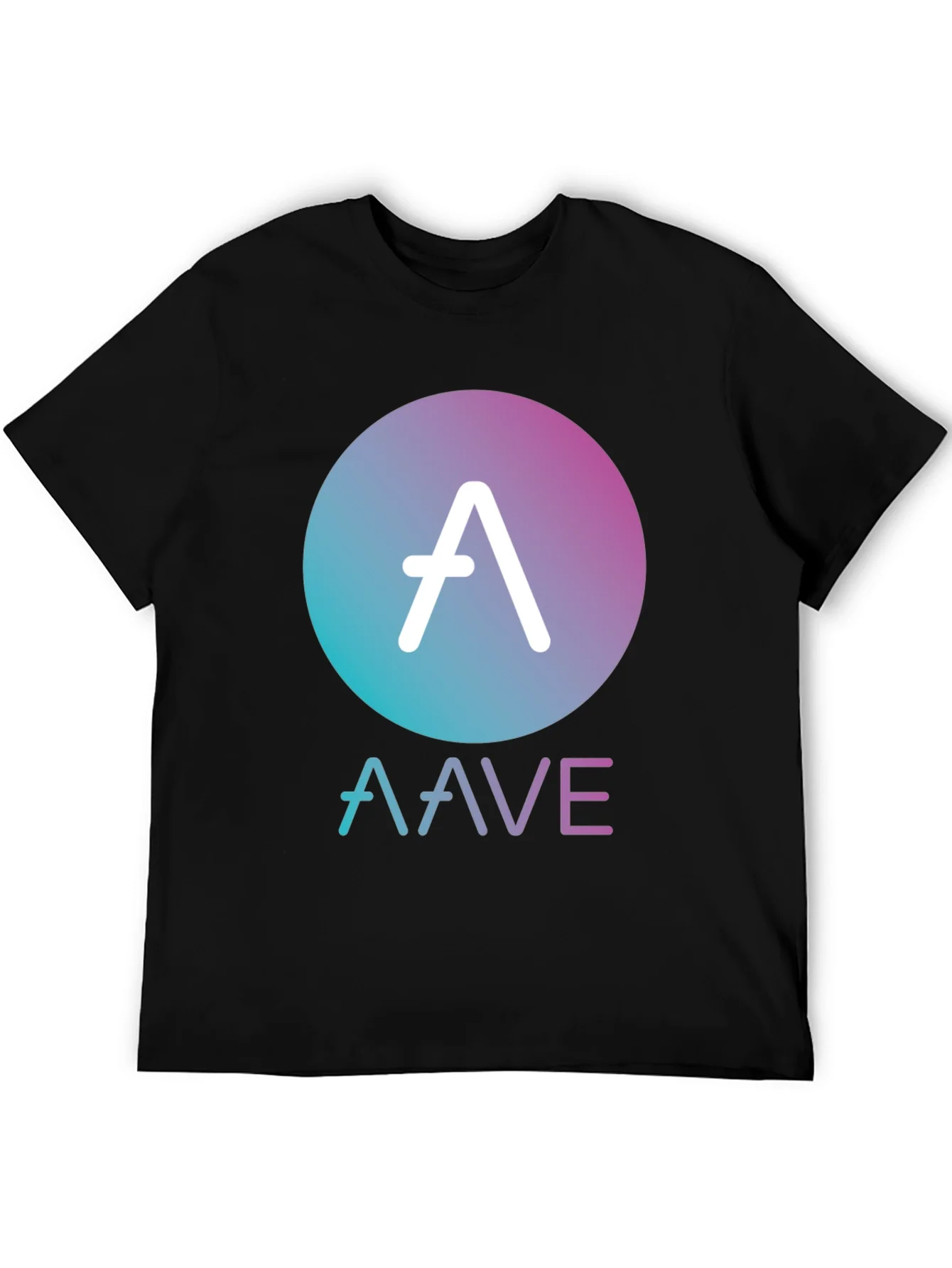 AAVE Crypto Black T-Shirt