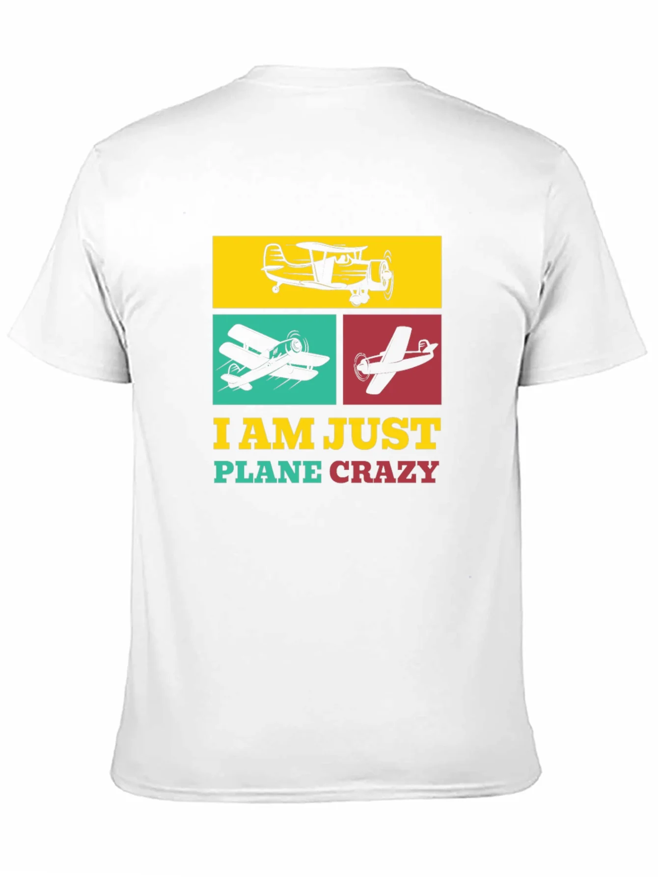 Airplane Enthusiast T-Shirt - Plane Crazy Design