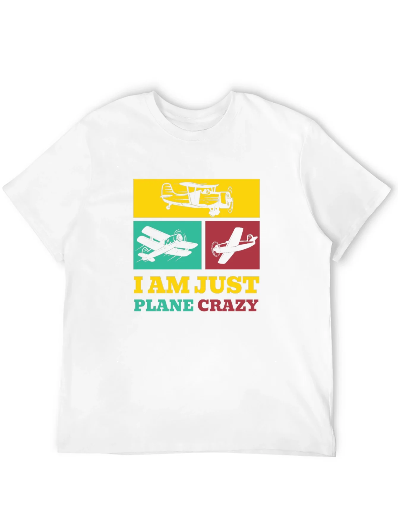 Airplane Enthusiast T-Shirt - Plane Crazy Design
