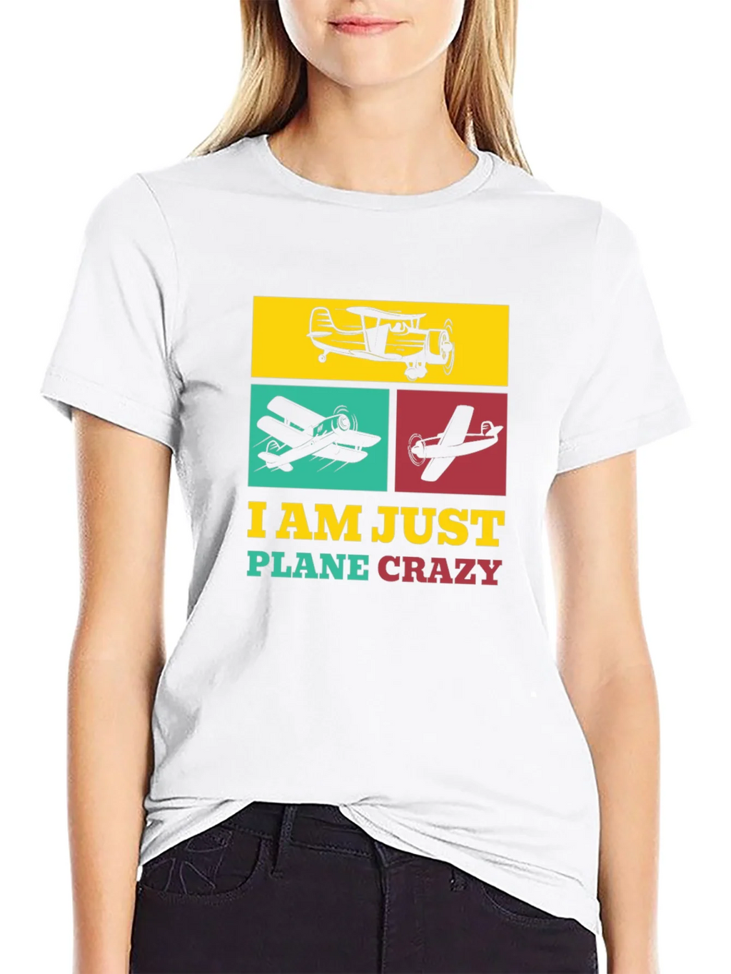Airplane Enthusiast T-Shirt - Plane Crazy Design