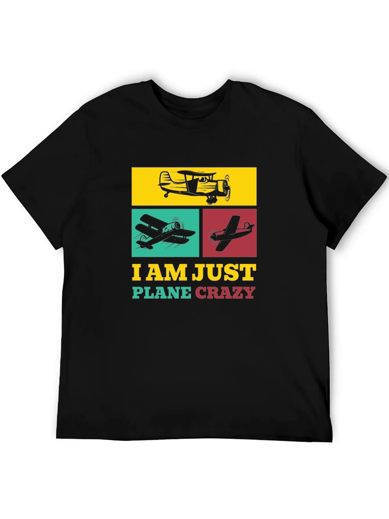 Airplane Enthusiast T-Shirt - Plane Crazy Design