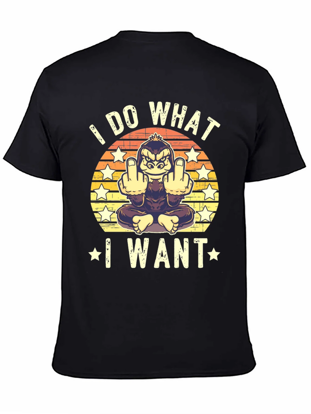 I Do What I Want Funny Gorilla T-Shirt
