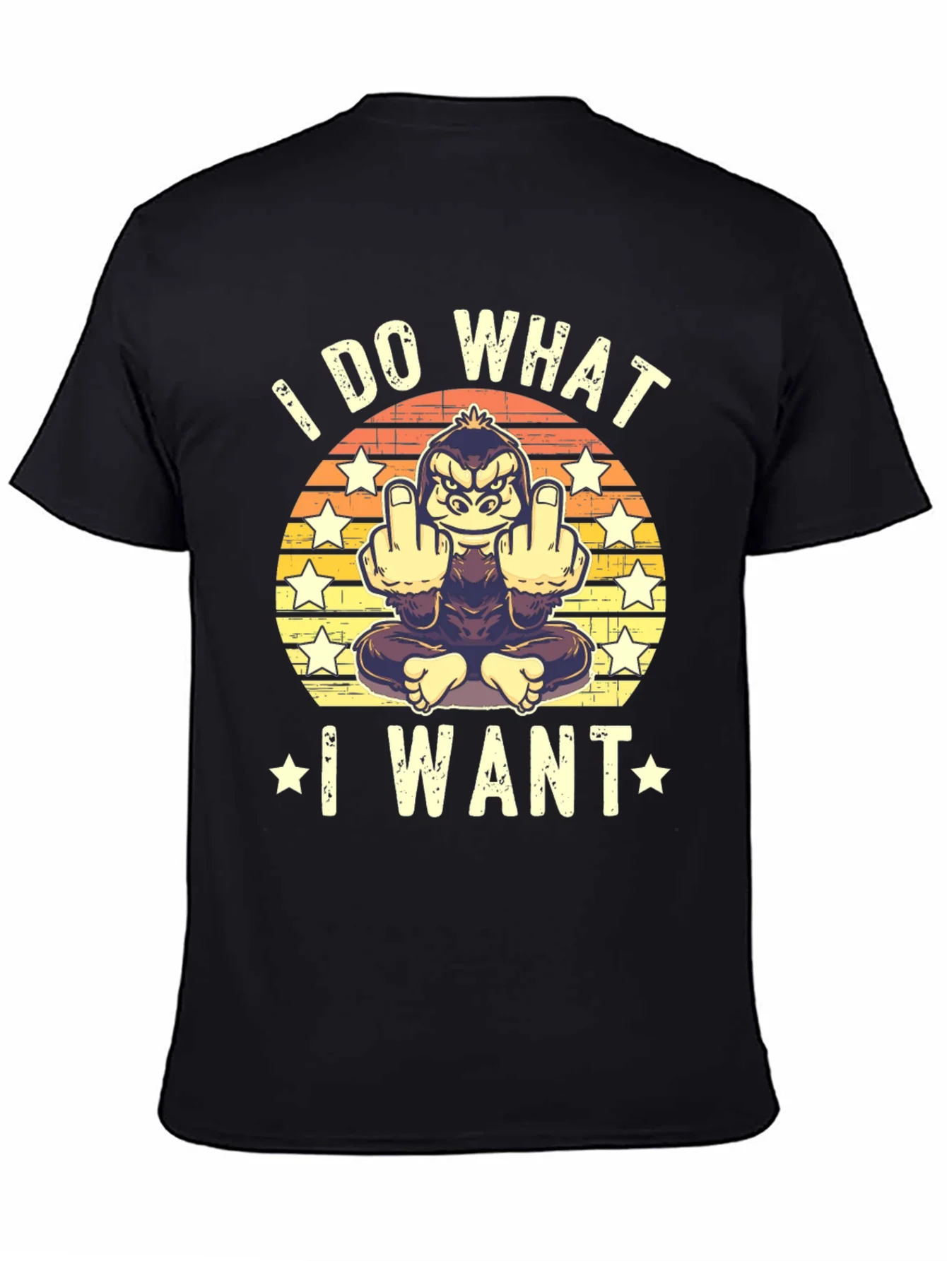 I Do What I Want Funny Gorilla T-Shirt