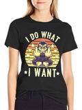 I Do What I Want Funny Gorilla T-Shirt