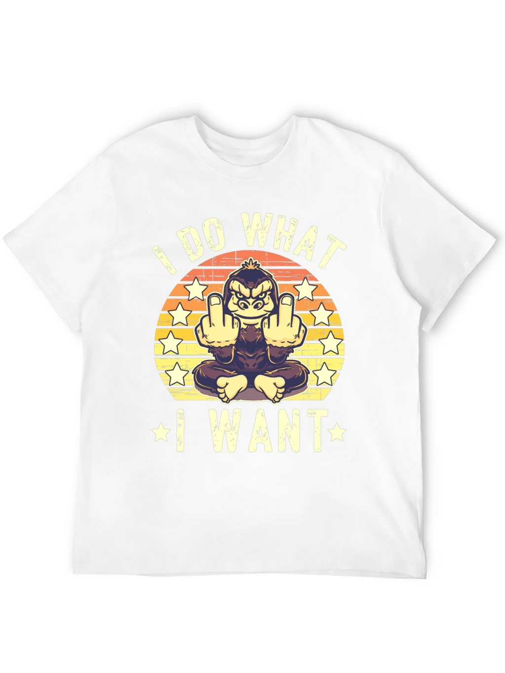 I Do What I Want Funny Gorilla T-Shirt