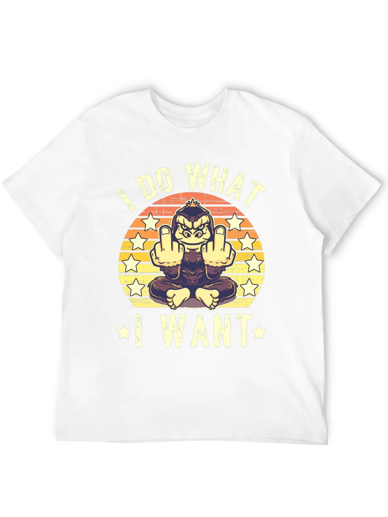 I Do What I Want Funny Gorilla T-Shirt