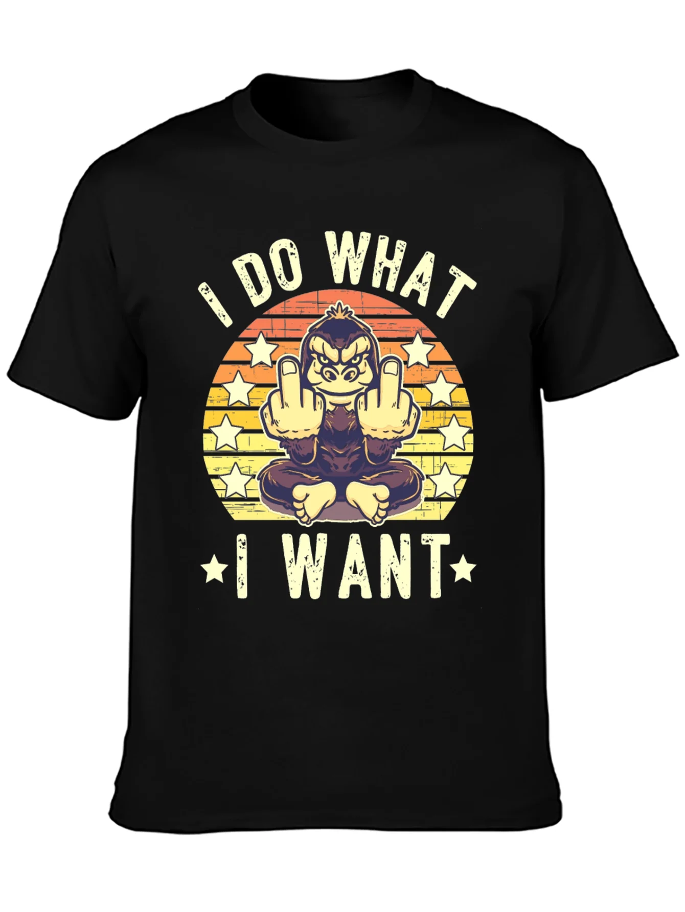 I Do What I Want Funny Gorilla T-Shirt