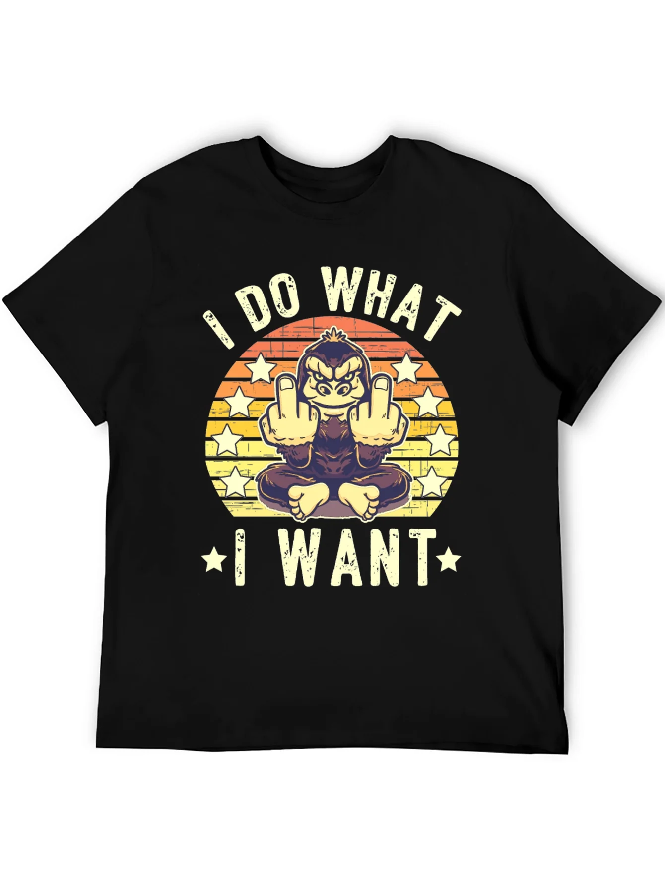 I Do What I Want Funny Gorilla T-Shirt