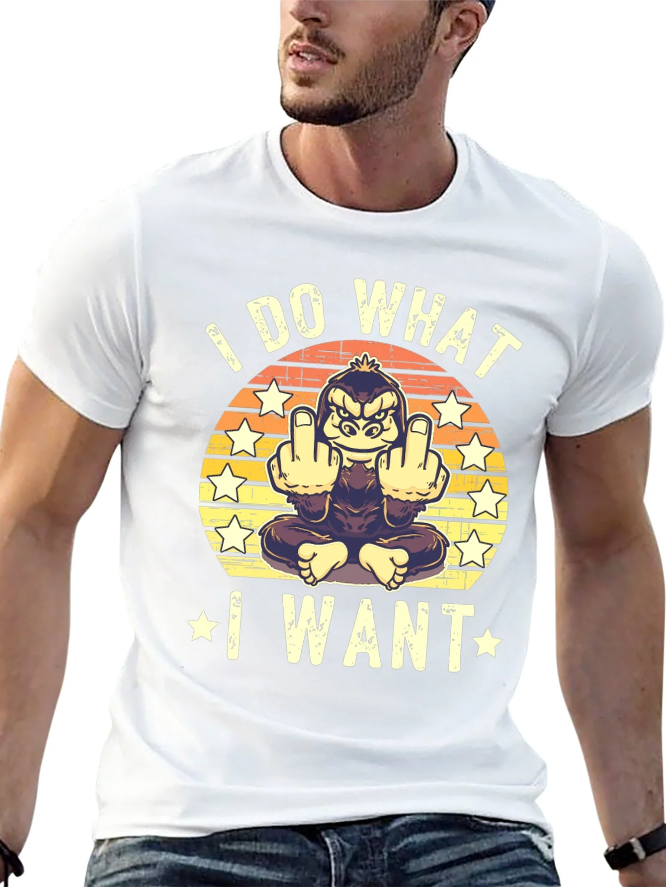 I Do What I Want Funny Gorilla T-Shirt