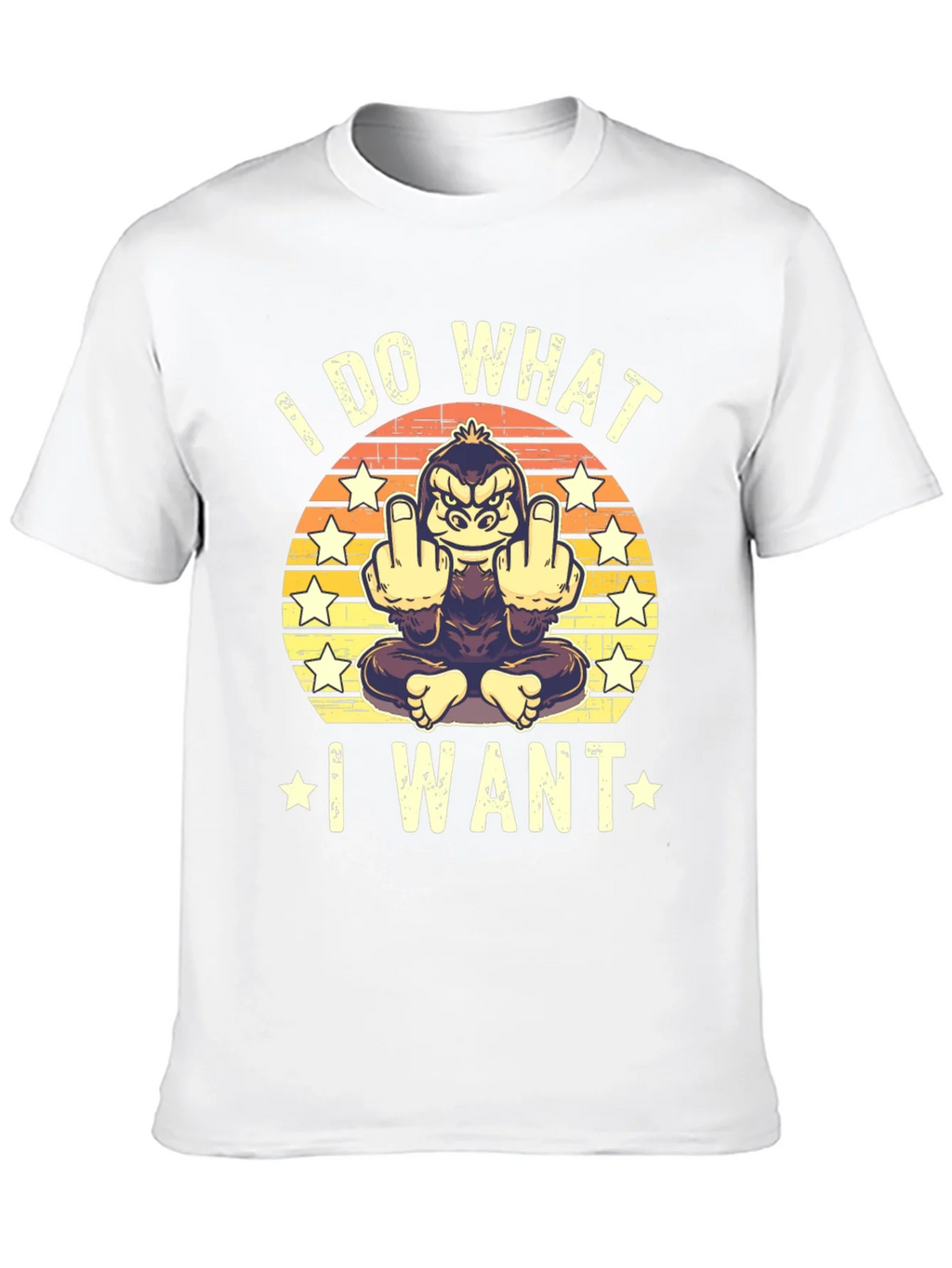 I Do What I Want Funny Gorilla T-Shirt