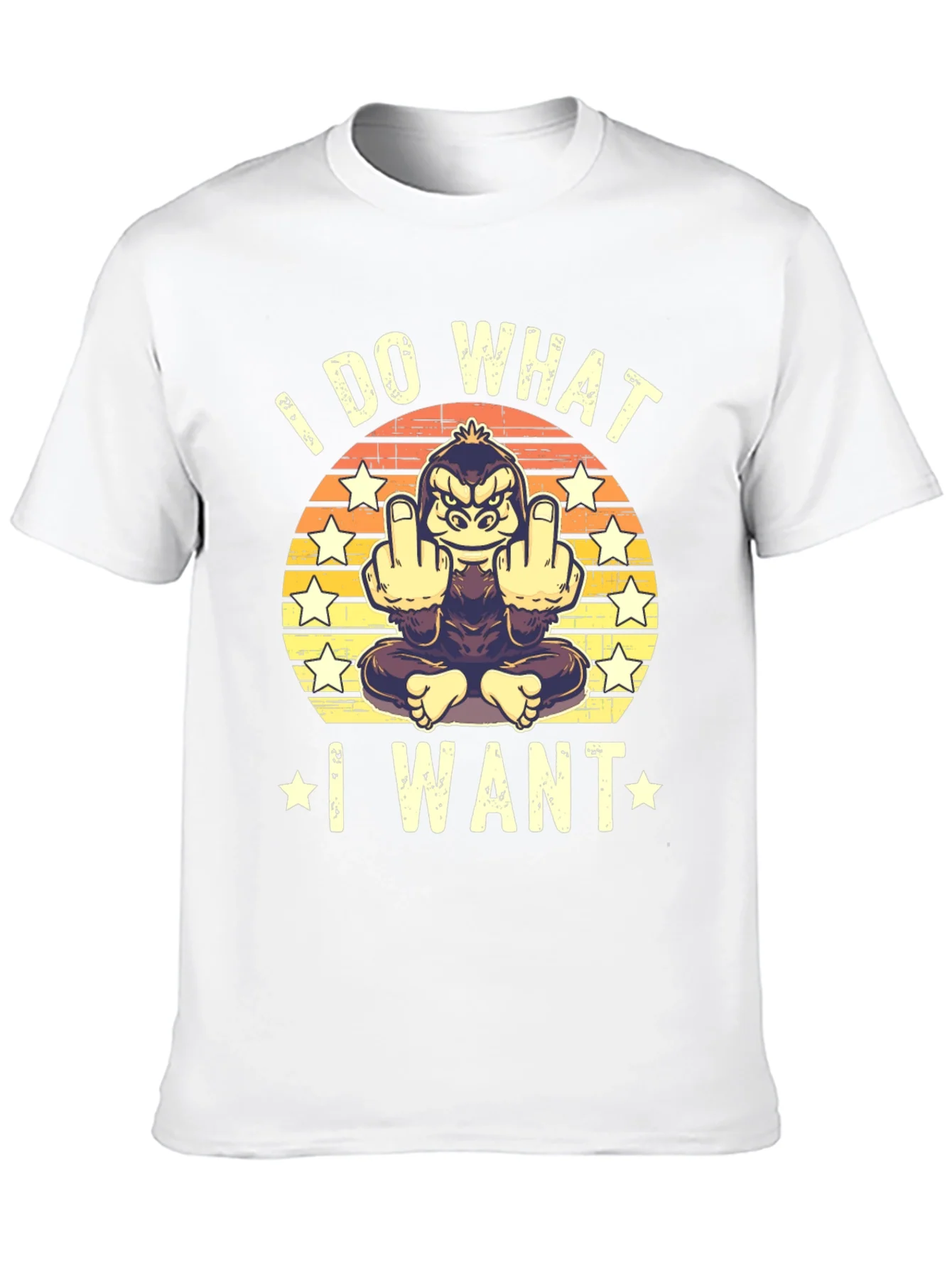 I Do What I Want Funny Gorilla T-Shirt