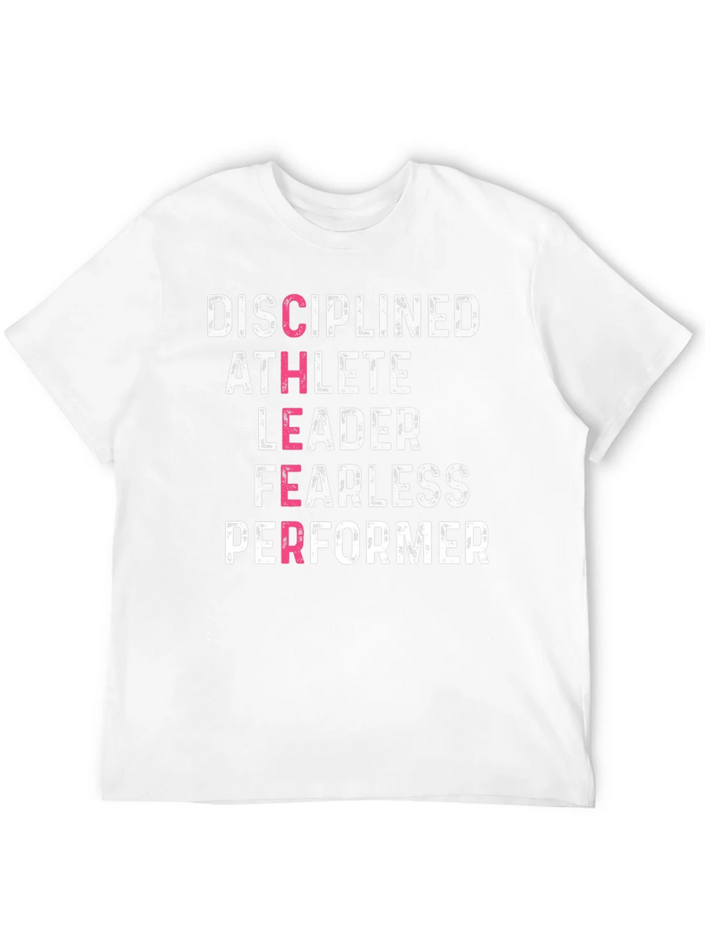 Disciplined Athlete Motivational Graphic Tee