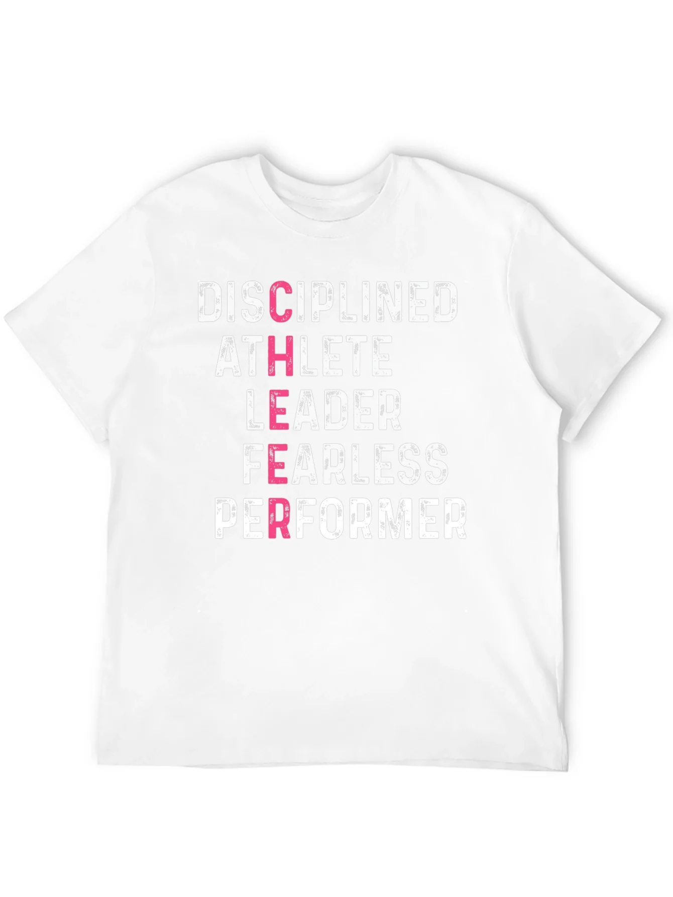 Disciplined Athlete Motivational Graphic Tee