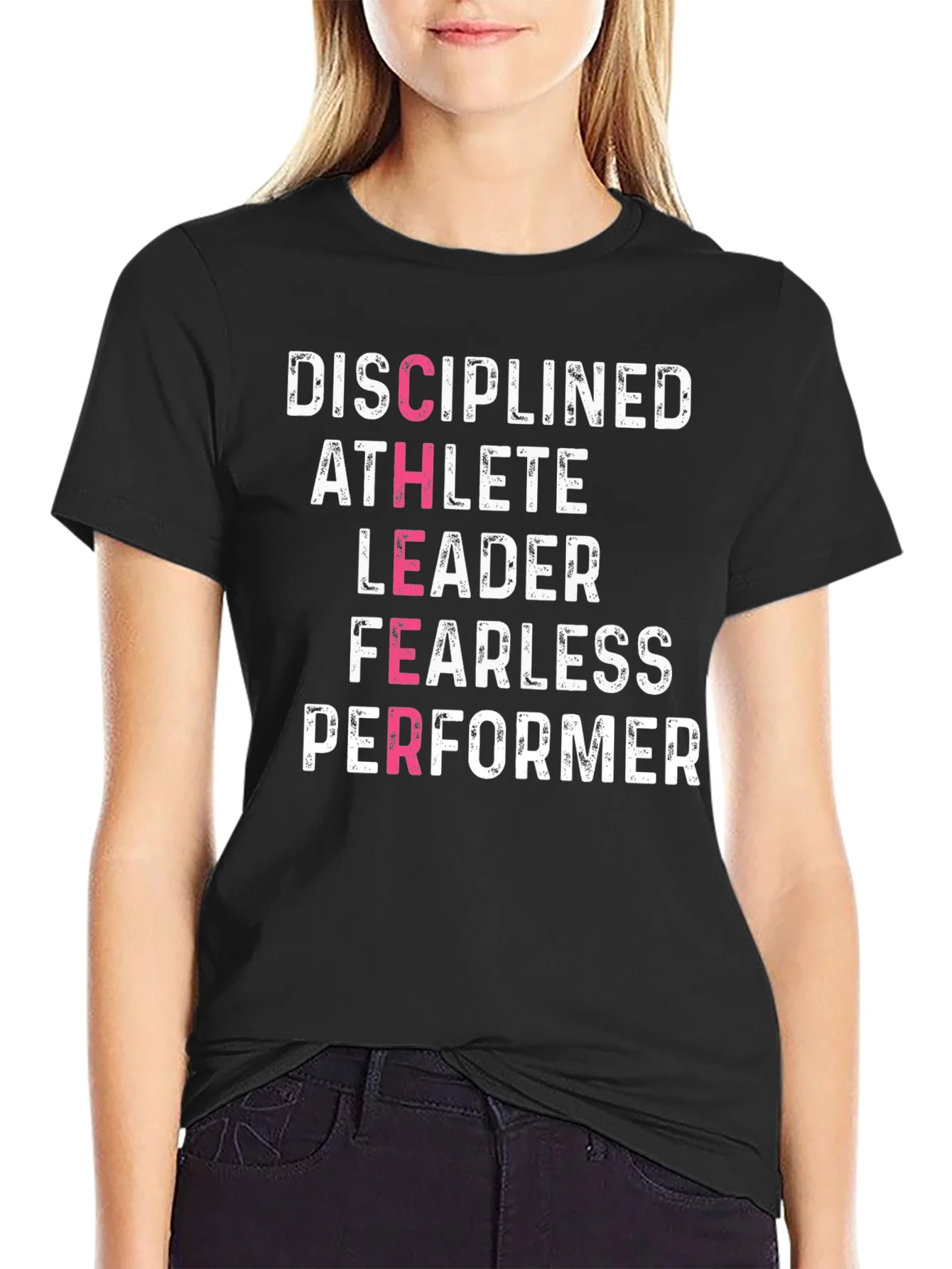 Disciplined Athlete Motivational Graphic Tee