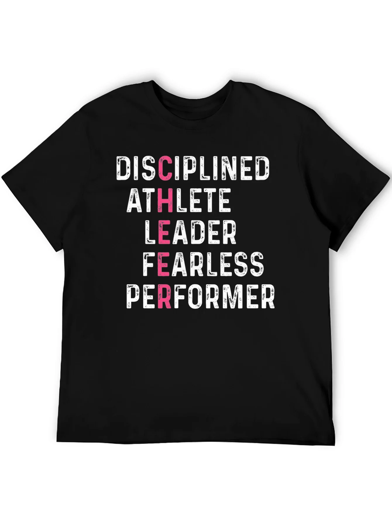 Disciplined Athlete Motivational Graphic Tee