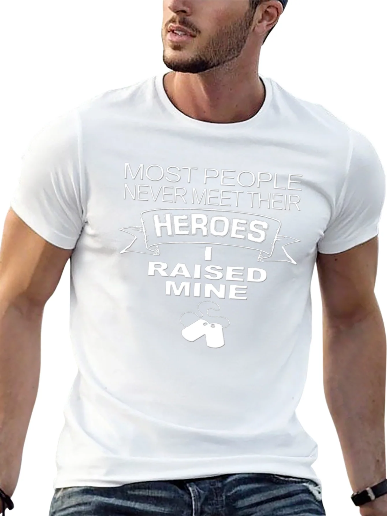 Hero Raised Graphic Tee - Black T-Shirt