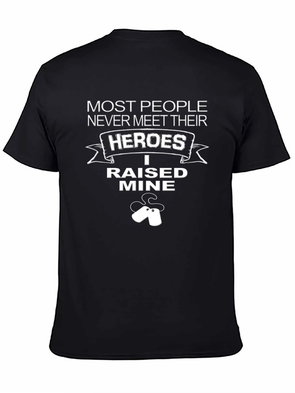 Hero Raised Graphic Tee - Black T-Shirt