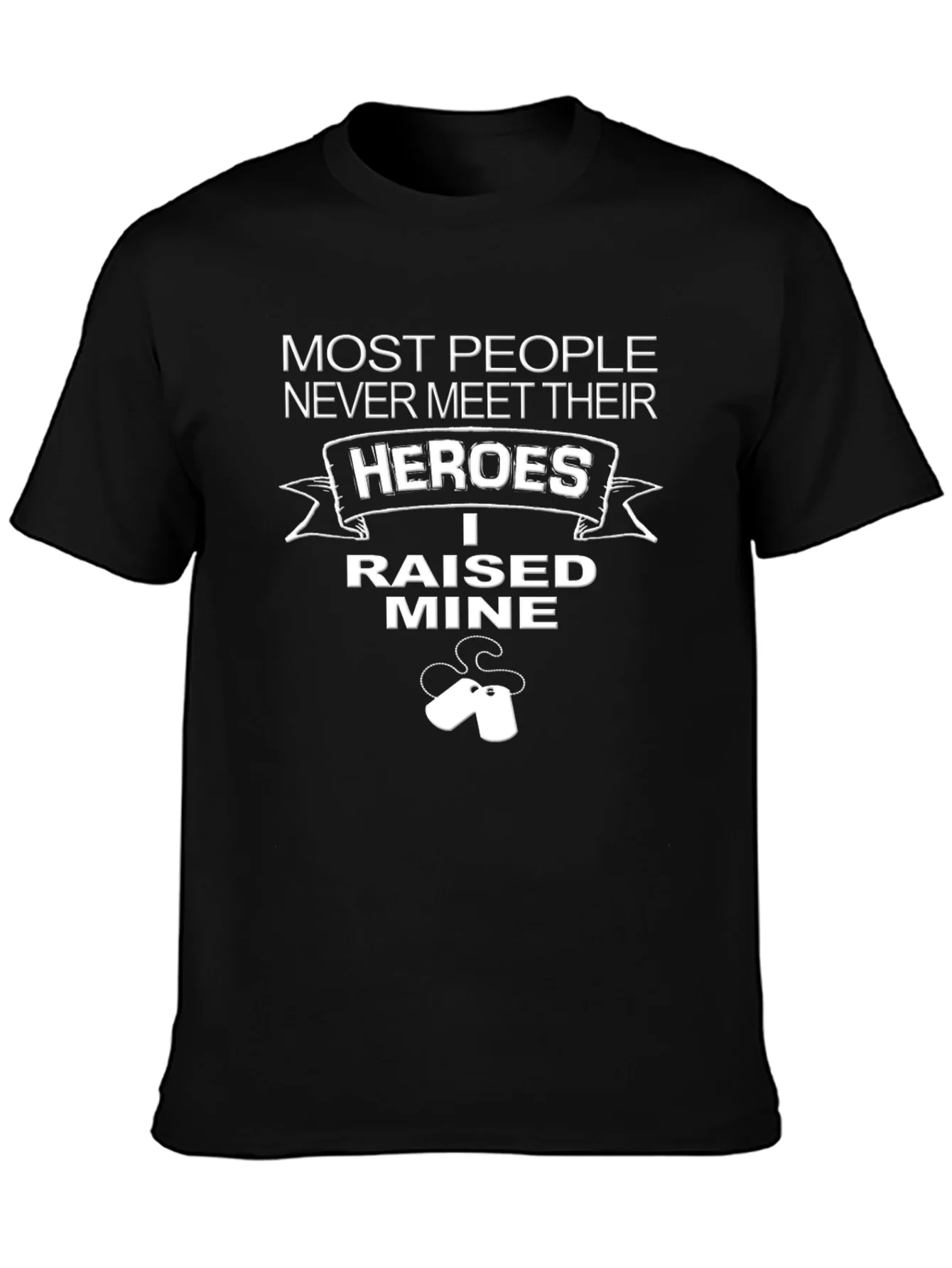 Hero Raised Graphic Tee - Black T-Shirt