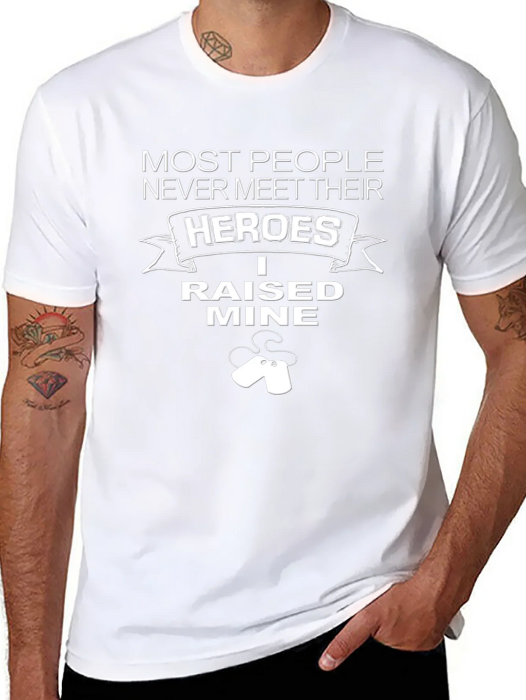 Hero Raised Graphic Tee - Black T-Shirt