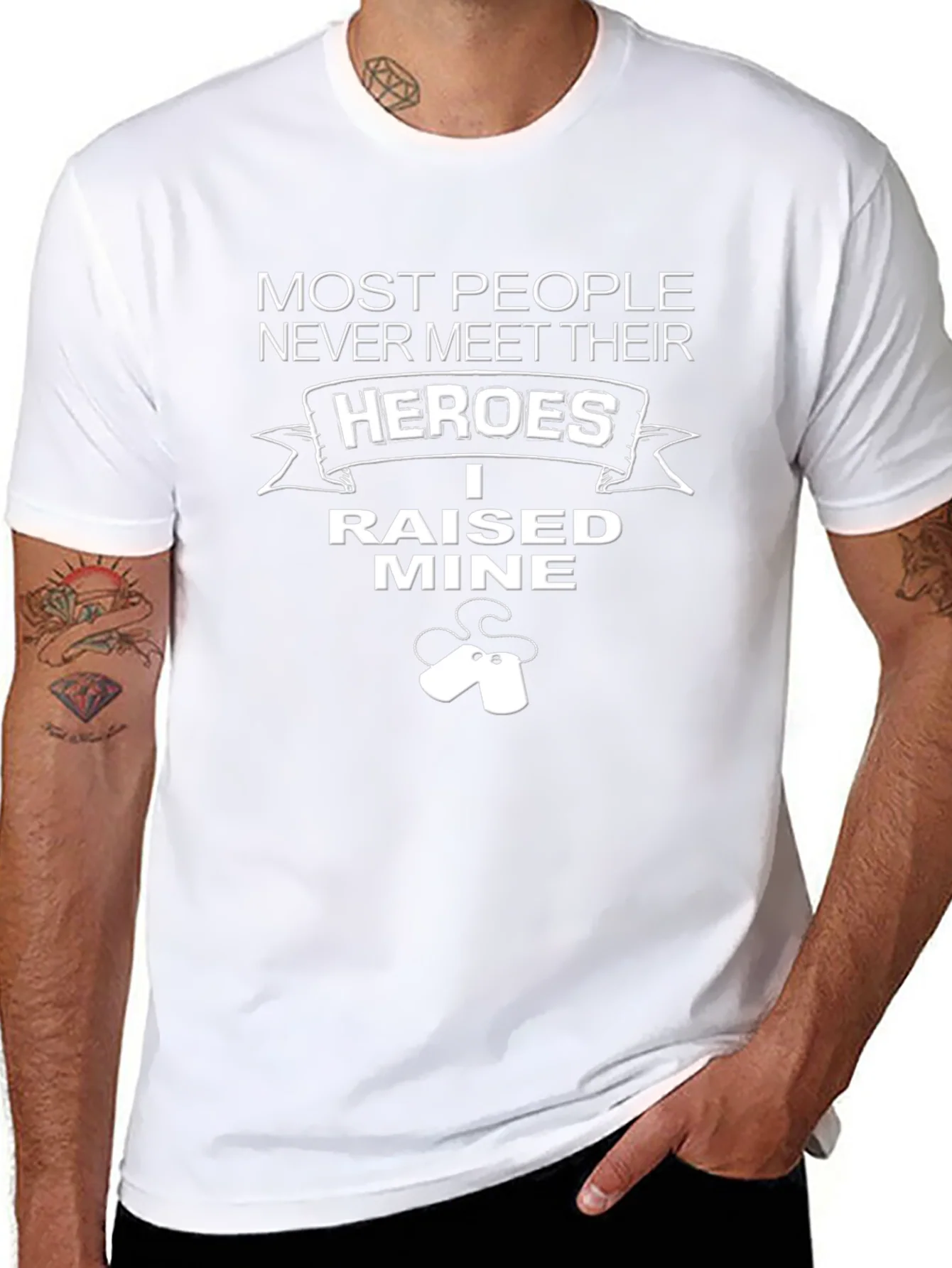 Hero Raised Graphic Tee - Black T-Shirt