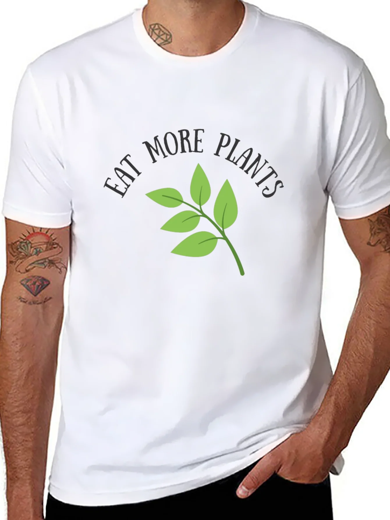 Eat More Plants Graphic T-Shirt