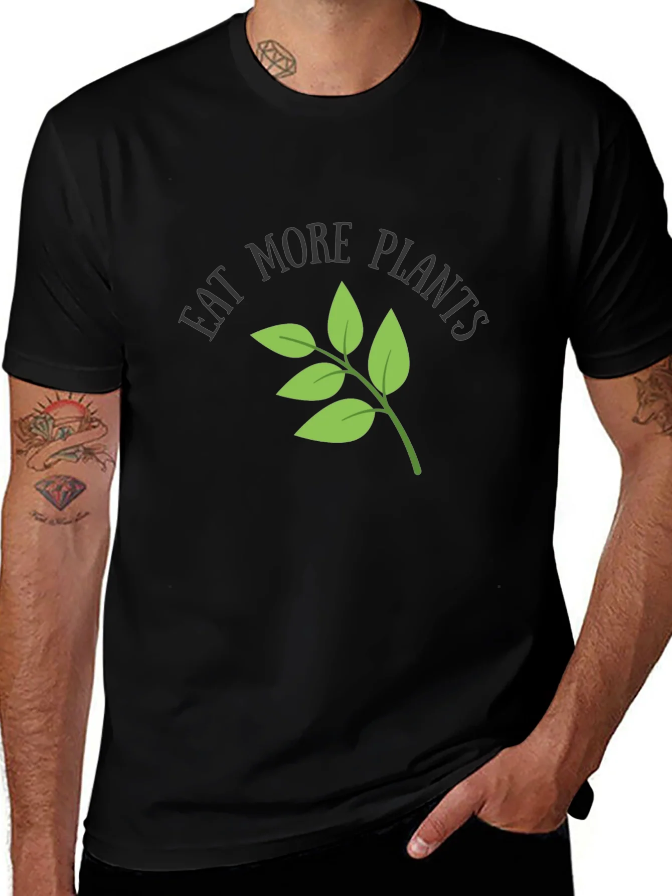 Eat More Plants Graphic T-Shirt