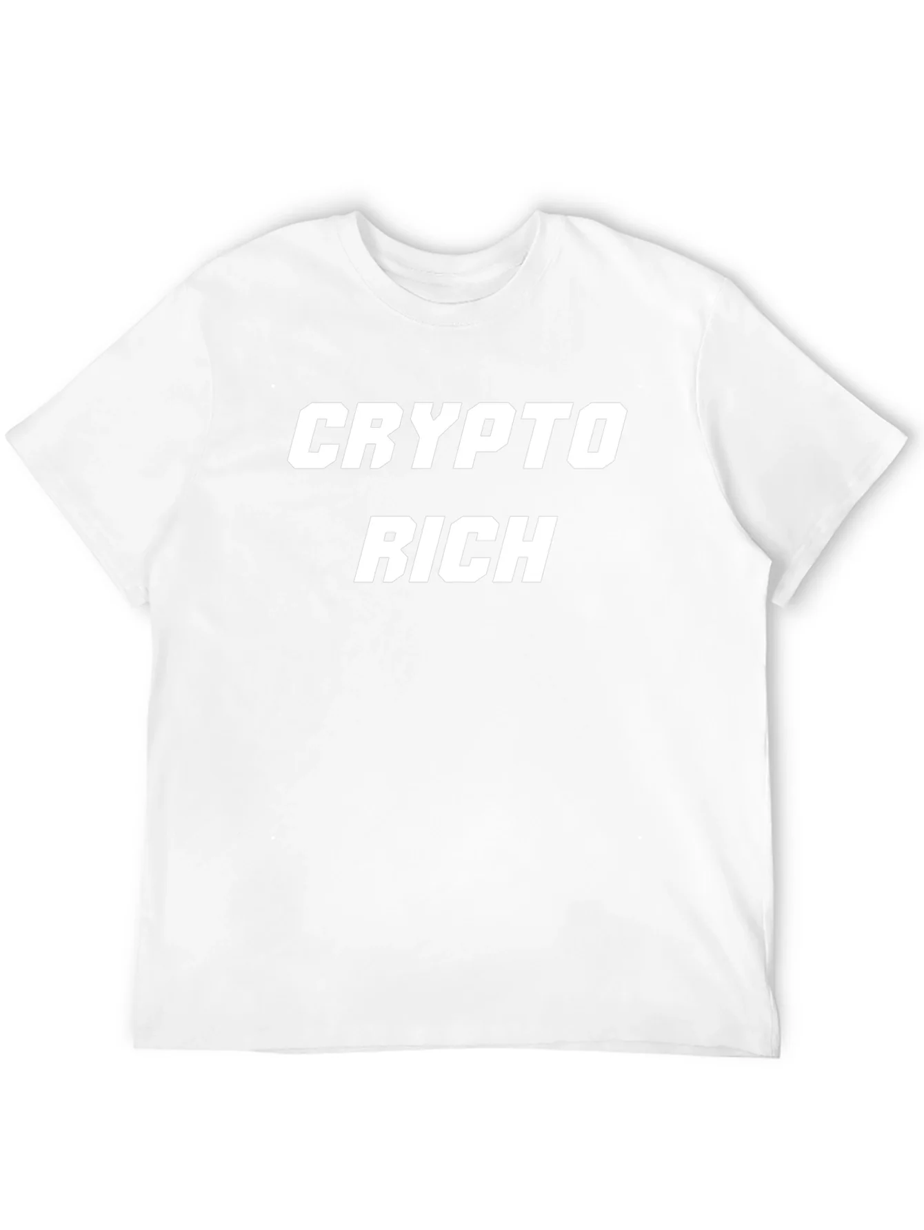 Crypto Rich Black Graphic Tee