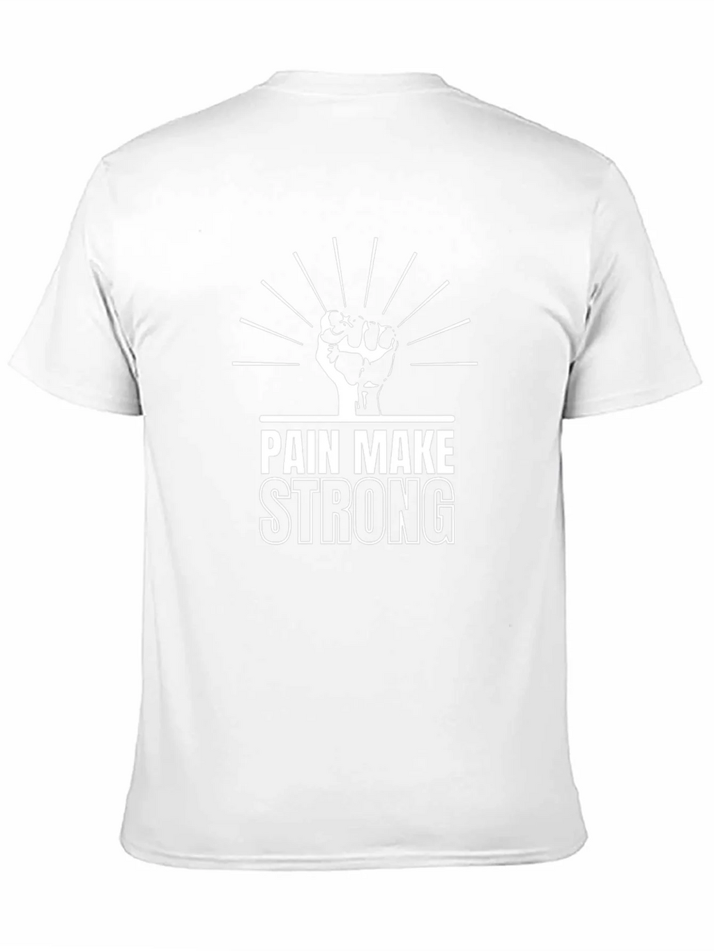 Pain Make Strong T-Shirt - Black Graphic Tee