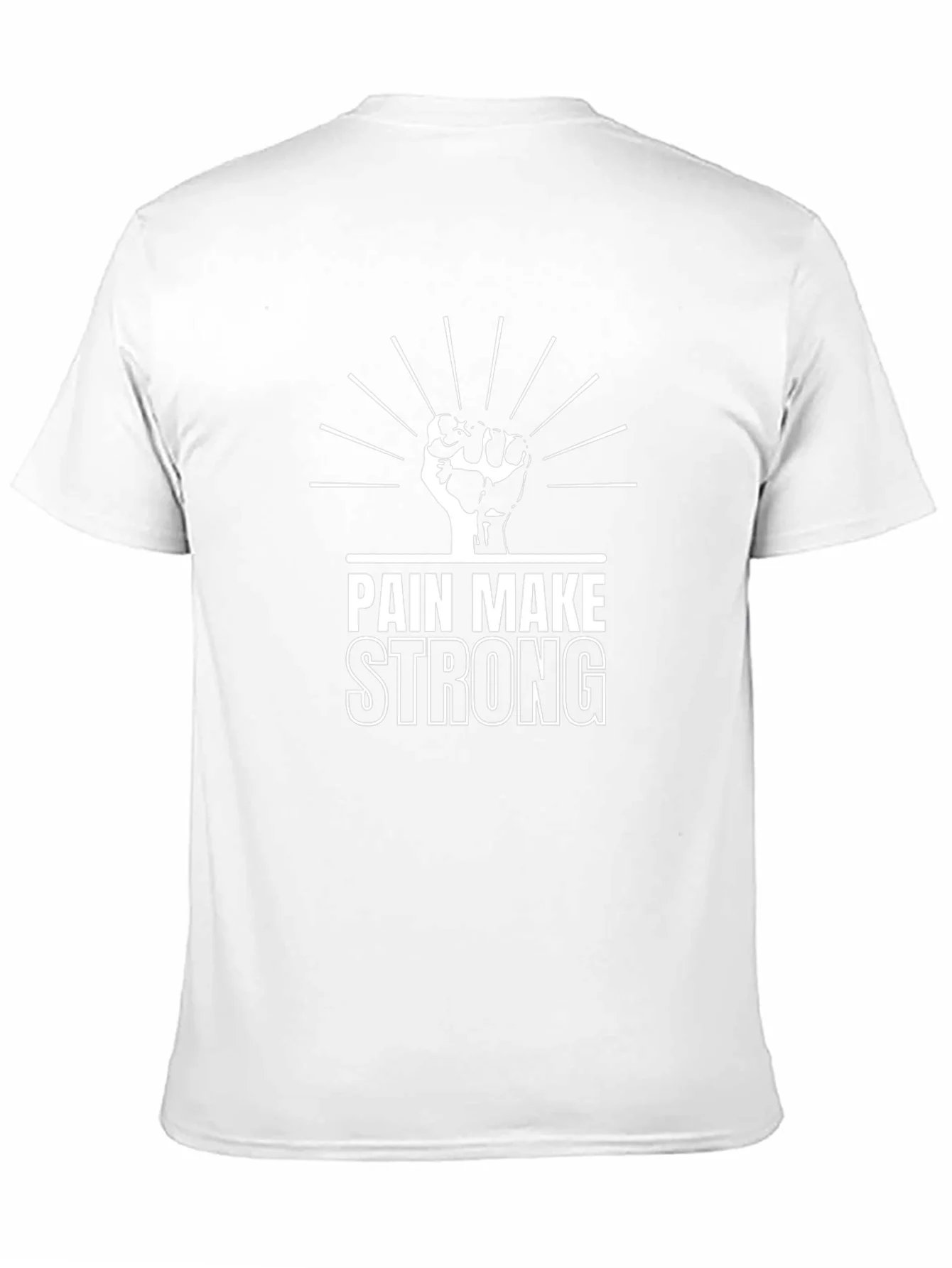 Pain Make Strong T-Shirt - Black Graphic Tee