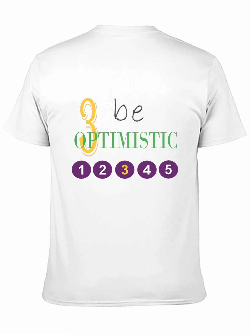 Be Optimistic Graphic Tee - Black