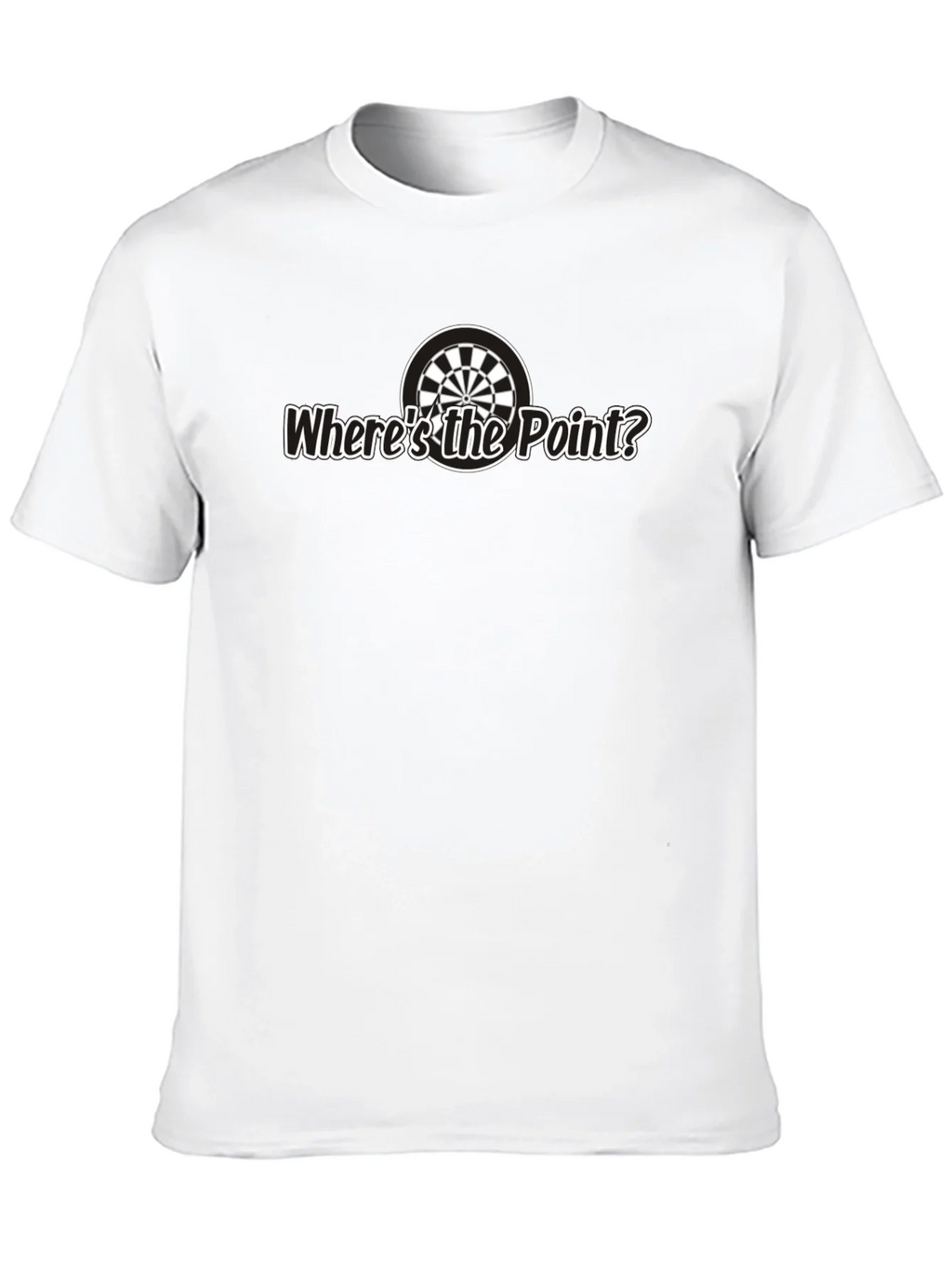 Wheres the Point? Black Graphic Tee