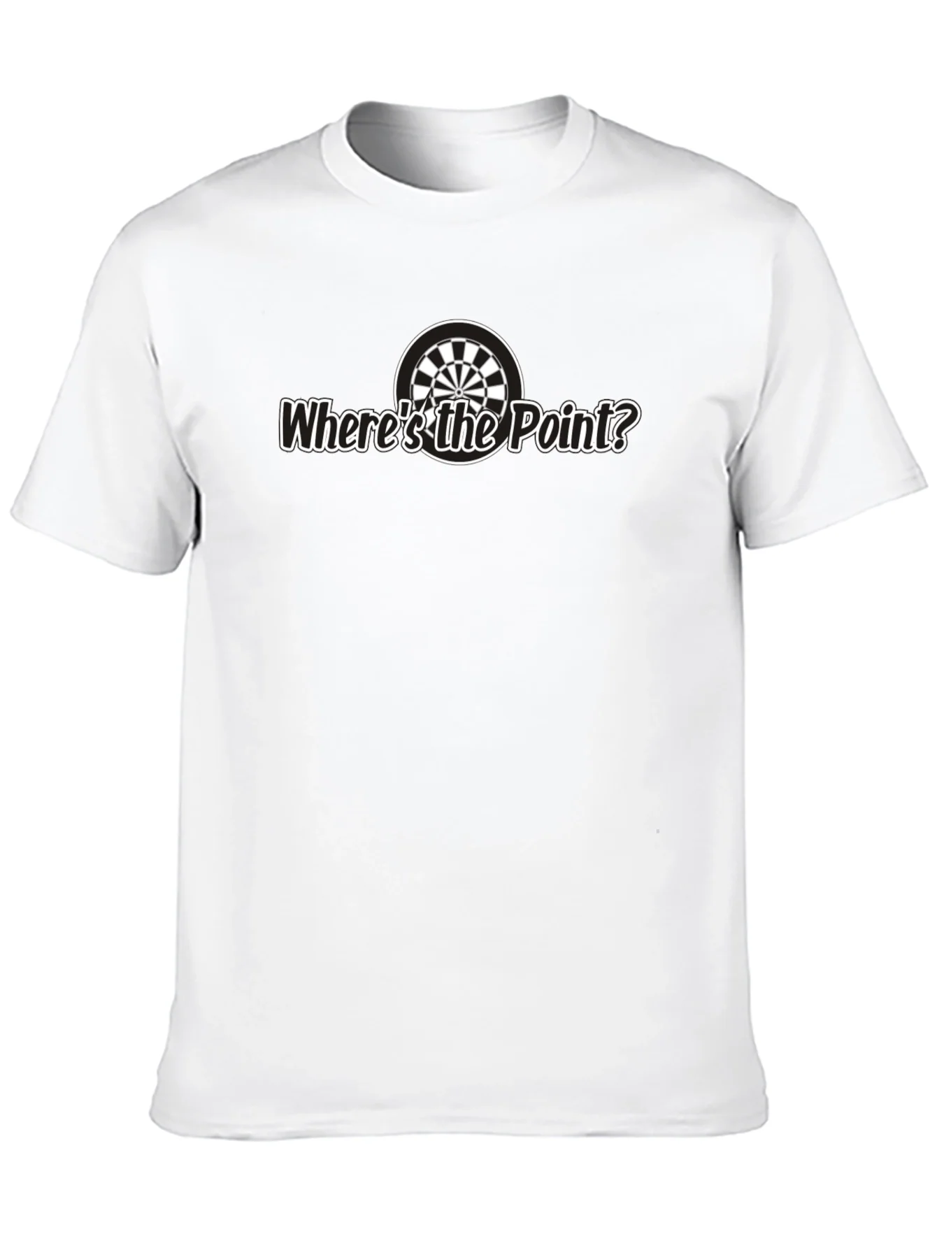 Wheres the Point? Black Graphic Tee