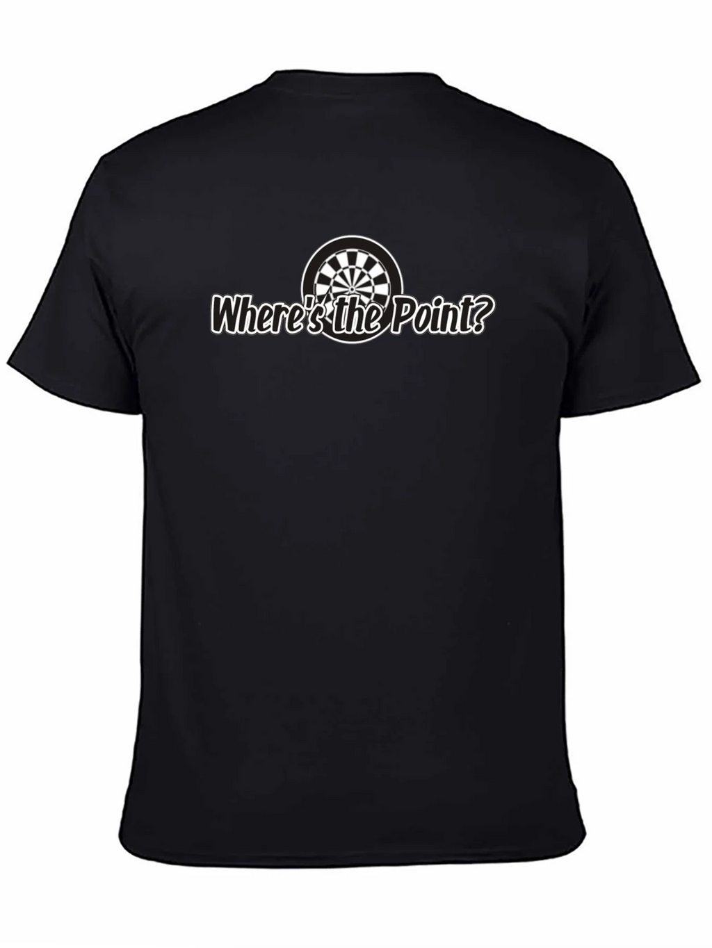 Wheres the Point? Black Graphic Tee